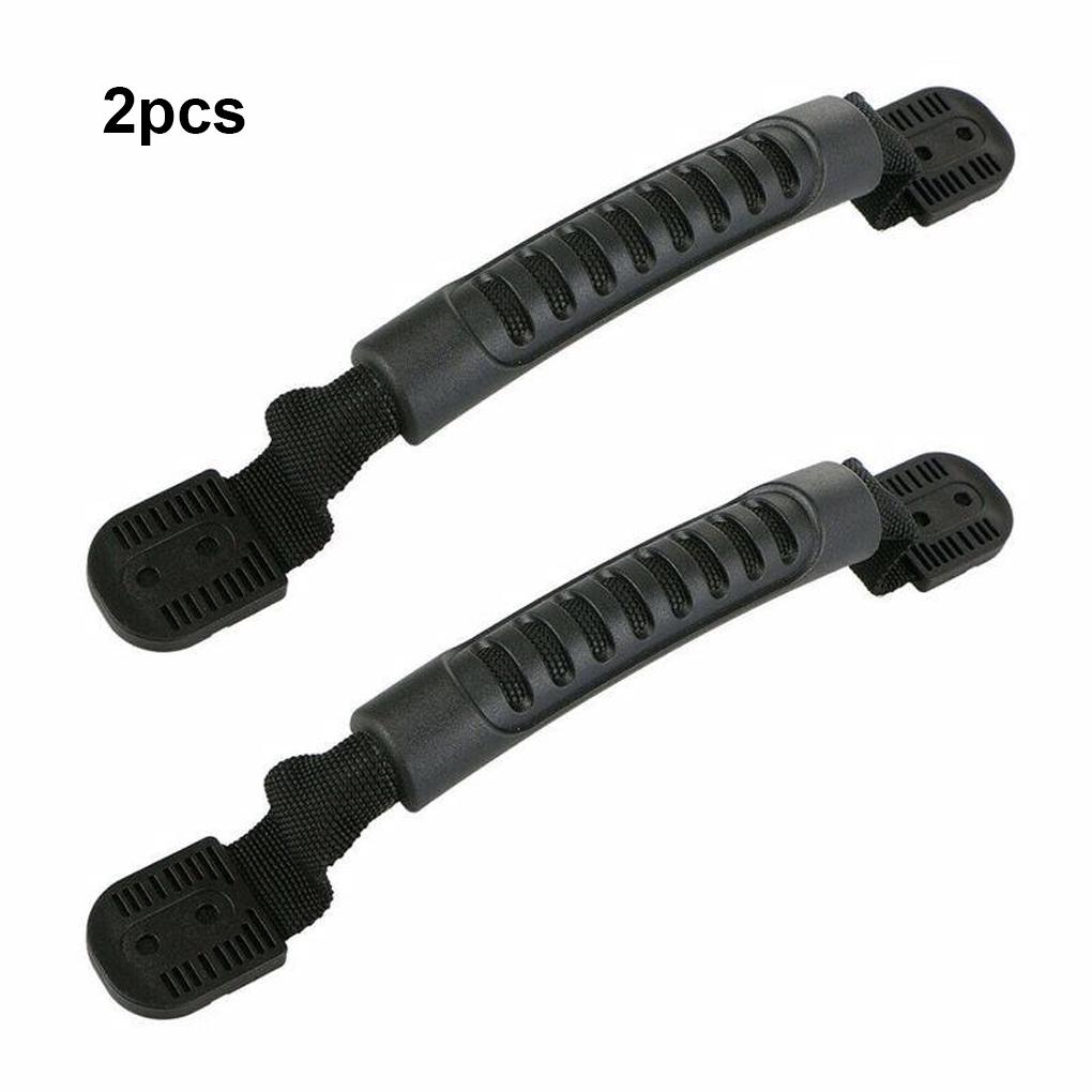 2pcs Kayak Carry Handle Nylon Rubber Non-Slip Canoeing Handle for Kayaking Boating Accessories
