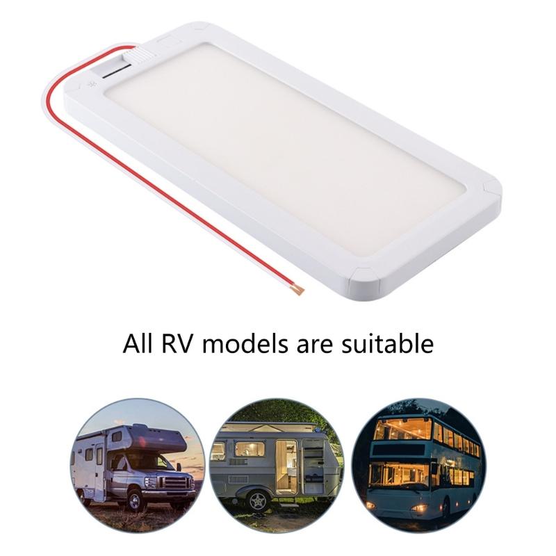 Caravans Decken-Innenbeleuchtung Zubehör 3-farbiges dimmbares LED-Licht Superhell für Wohnmobil-Helligkeitsregelung