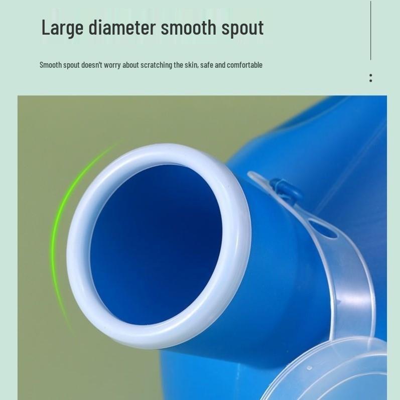 Urinalová podložní mísa pro starší muže s víkem - Nočník s velkým objemem