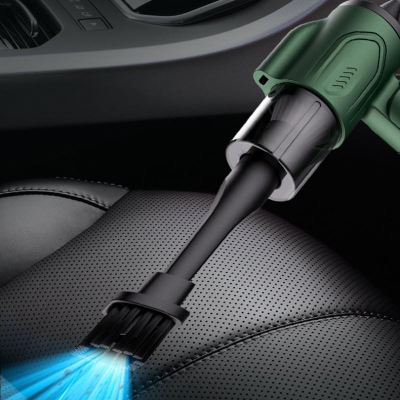 3 In 1 Vacuum Cleaner For Car Home Appliance Xiaomi Style Rechargeable Suction Blowing Functions Mini Handheld Lightweight to Carry Wireless