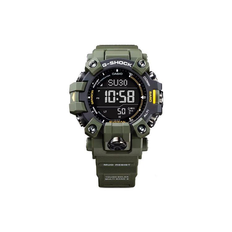 

Casio 200 Meter Water Resistant Quartz Movement Rubber Plastic Strap Watch Men Watches Black GW-9500-3JF Black Dial