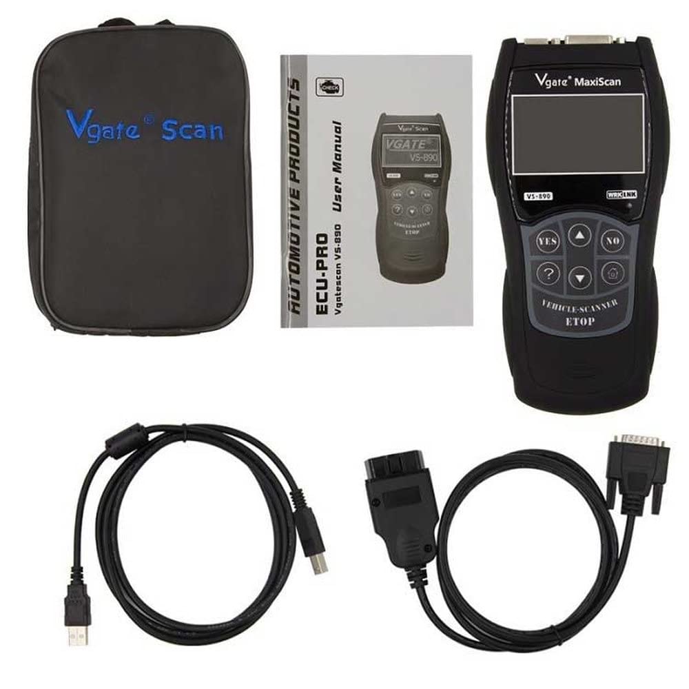 ORIGINCOM OBD2 Diagnostika Snadno Jen Zapojte Do Podrobně Diagnostikujte Vaše Univerzální Diagnostické Vgate Maxiscan VS890 Nástroj, Použití, Zařízení,