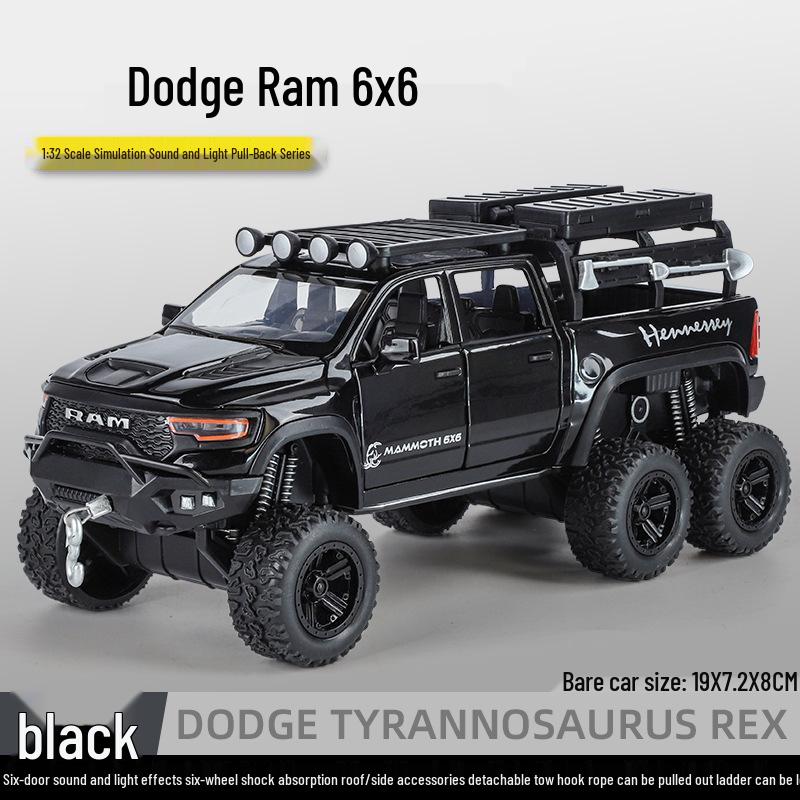 

JCJ-32362 Игрушка внедорожник из сплава Dodge Tyrannosaurus со звуком и светом