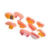 10PCS Dentures Toy Funny Realistic Plastic Teeth Decoration Props for Cosplay Costume Party Shows