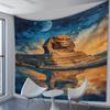 Design Of The Egyptian Sphinx Digital Printing Polyester Wall Tapestry Suitable For Use Living Rooms Bedrooms Offices Bars Party