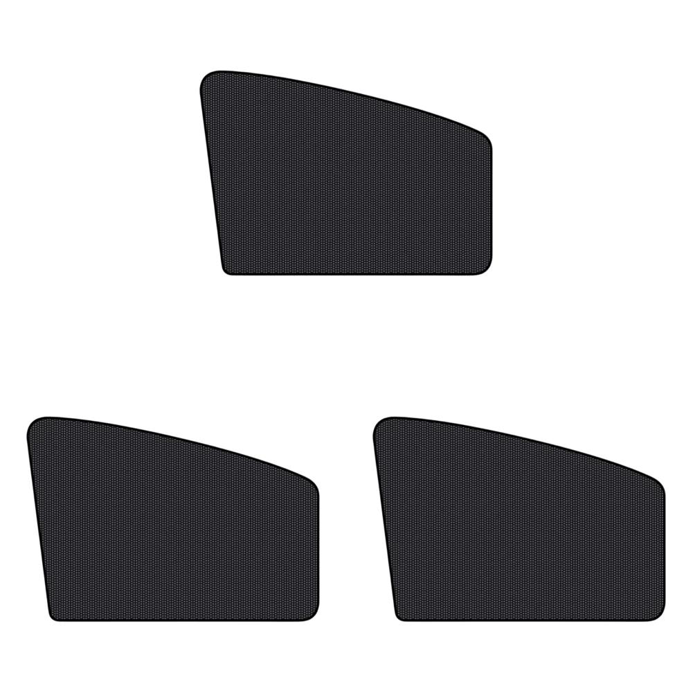 Magnetic Car Sun Shade UV Protection Curtain Side Window Sunshade Mesh 5D Carbon Mesh Protection Film For Cars SUVs MPV