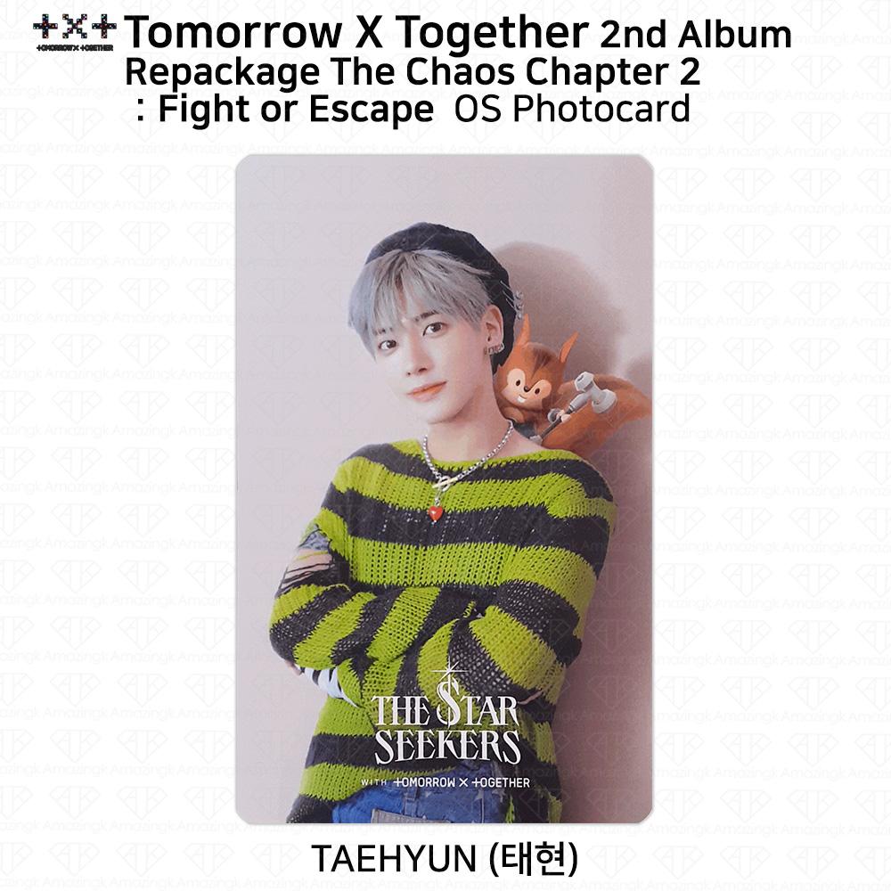 TXT 2. Album neu verpacken The Chaos Kapitel 2 Kampf oder Flucht Fotokarte Postkarte