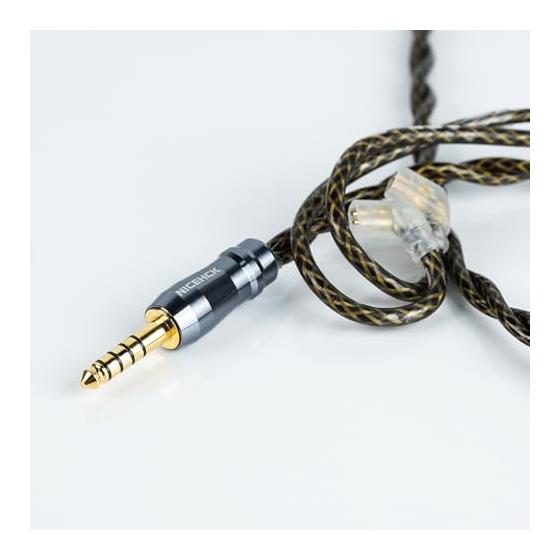 NICEHCK GodDNA Earphone Re-Cable Upgrade Cable 0.78mm 2Pin 3.5mm Copper Silver Alloy + Silver Plated Alloy Copper + Silver Plated 7N High Conductive