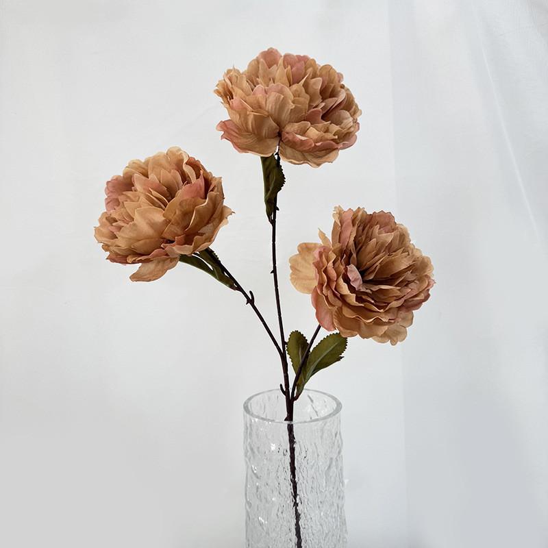 Flower Peony Artificial Wedding Hotel Restaurant Decoration Desktop Ornament