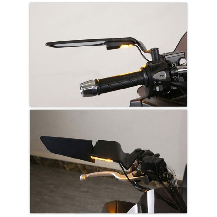 Sturdy Metal Motorcycle Mirrors With Anti scowl Blue Lens And flexible Adjustment For Custom Fit