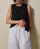 SHINE ON YOU Tencel Linen Wide Elastic Waist Pants_ Pure White
