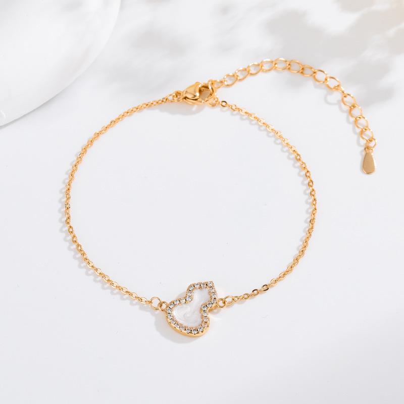 Браслет Фэн Шико Белая Тыква Фулу Ретро Персональность Украшение