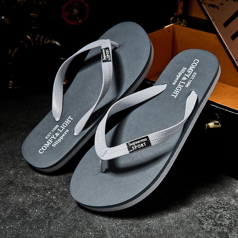 Fashion PARZIVAL High Quality Brand Men Flip Flops Summer Beach Slides Men Fashion Soft Sole Casual Men Beach Slippers Outdoor Shoes