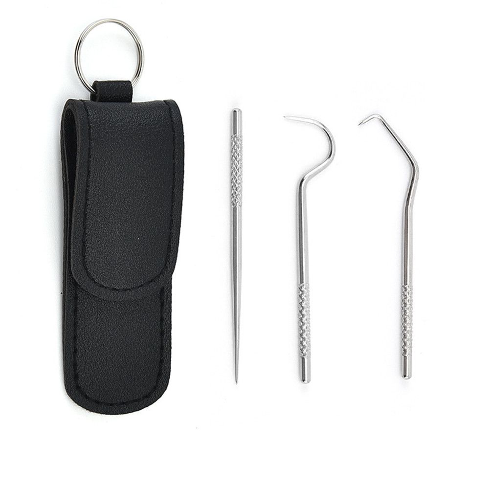 

Набор зубочисток Care для чистки зубов, многоразовая зубочистка, приспособление для зубной нити, инструменты для чистки полости рта 3pcs black