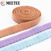 5/10/20M Meetee 11mm Cotton Elastic Band for Underwear Strap Stretch Webbing Tape Ribbon Double Layered Rubber Bands Accessories