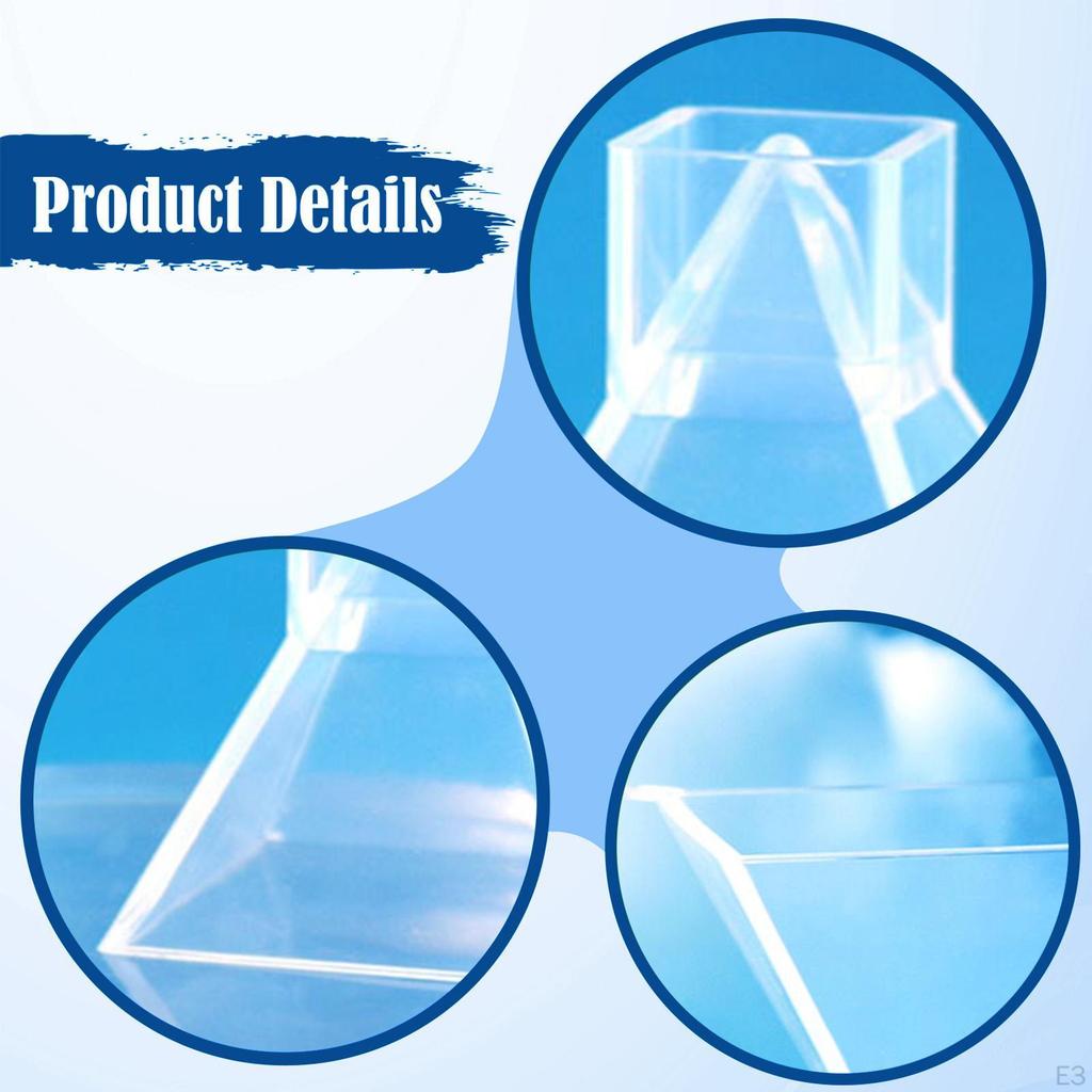 Pyramid Silicone Model DIY Epoxy Home Decoration with Frame Resin Casting for Ornament Artwork