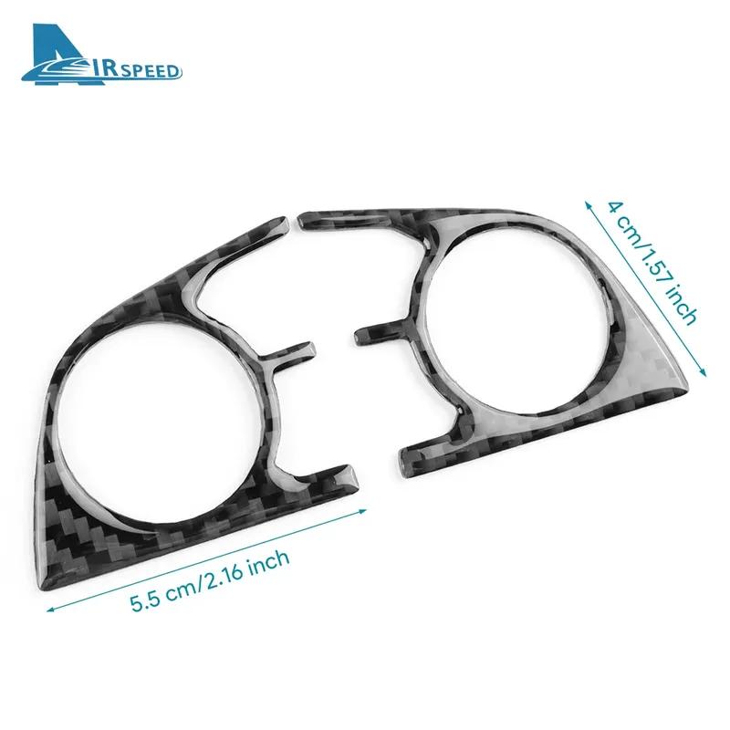 Real Soft Carbon Fiber Sticker For Toyota Camry 2018     For Avalon - LHD Car Steering Wheel Button Trim