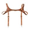 Men'S Leather Bondage Strap Decorative Belt Chest Strap British Casual Suspender Strap Shoulder Strap