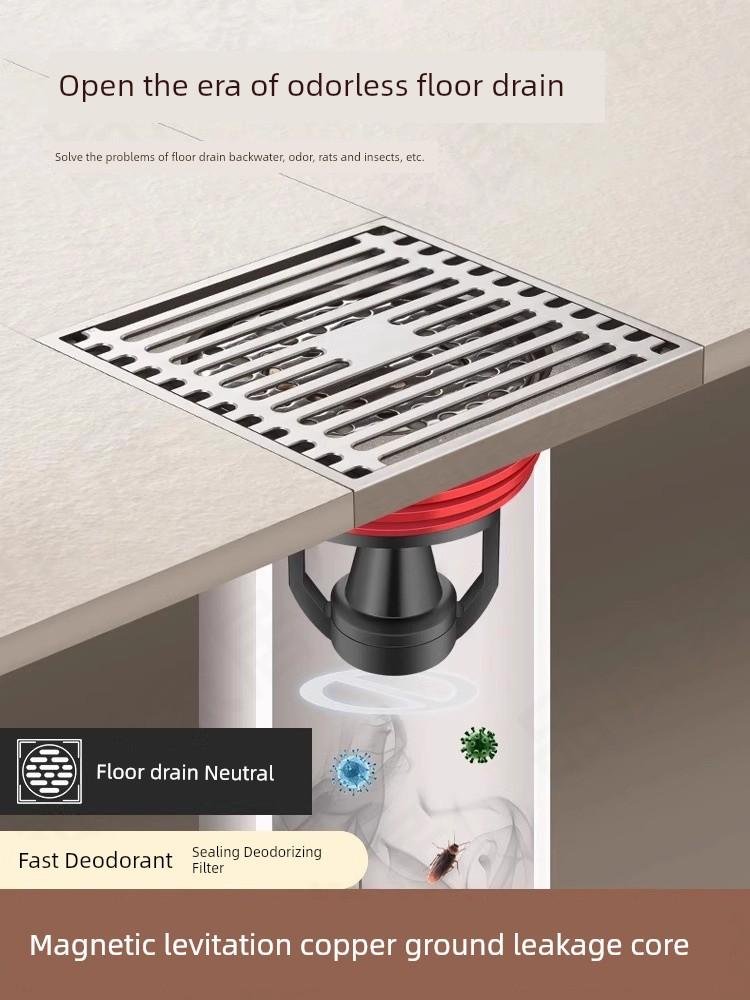 Italian Floor Drain Odor Preventer Bathroom Sewer Anti-Odor Handy Gadget Toilet Anti-Odor Inner Core Deodorant Sealing Cover