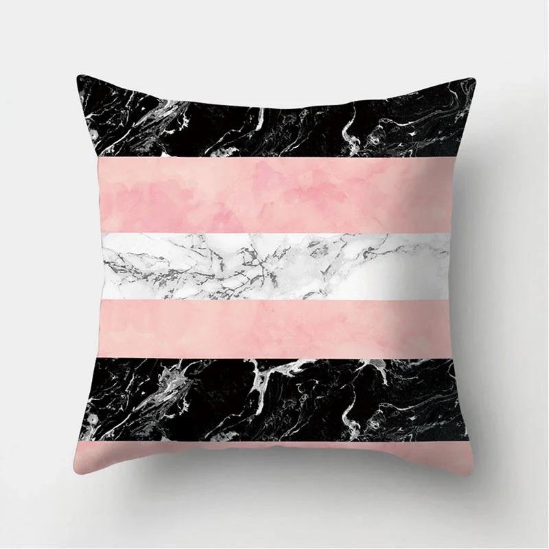 Marble Geometric Pattern Decorative Cushions Pillowcase Polyester Cushion Cover Throw Pillow Sofa Decoration Pillowcover
