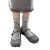 Sweet Girls Elegant Bowknot Pattern Cotton Crew Socks for Women Breathable Casual Fashion Student Middle Calf Socks