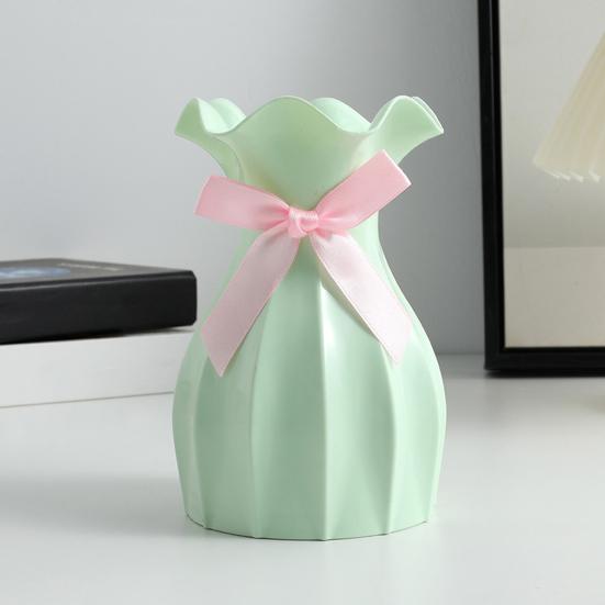 Flower Vase Simple Style High Strength Shatterproof Simulation Dried Flower Arrangement Modern Vase Desktop Decor