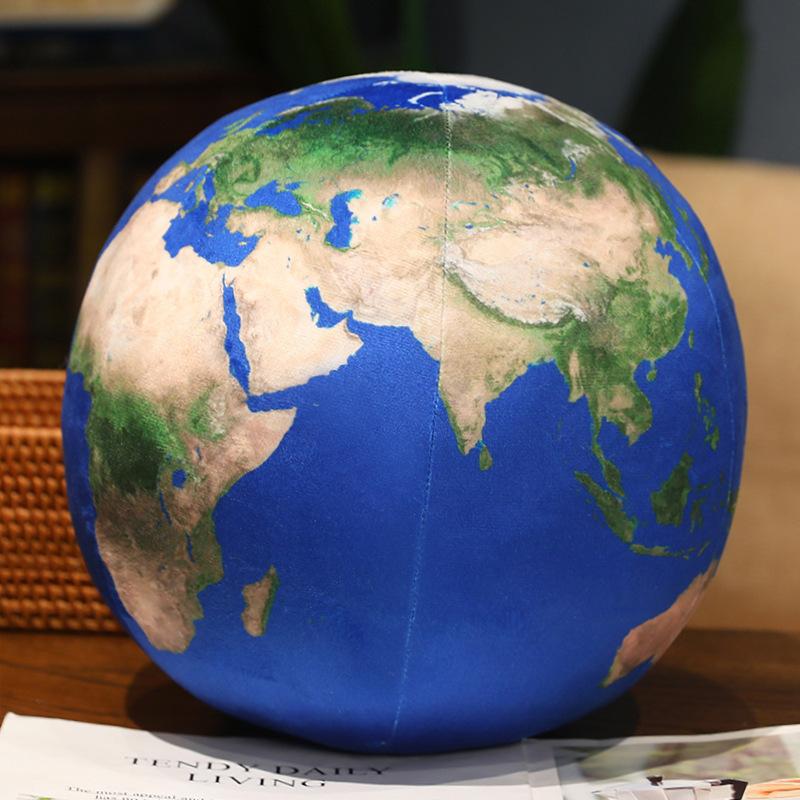 Solar System Popular Science Planet Moon Pillow Earth Moon Mars Children Plush Toys Planet Gifts