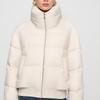 ELLASSAY Women's Elegant Stand-Collar Elastic Hem Down Jacket