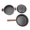 3L Camping Cookware Set Camping Pot for Road Trips Outdoor Cooking Picnic Hotpot Steam Boil Combo