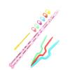 Novice Knitting Tool Set Steel Needle Ring Needle Sweater Needle Crystal Knitted Scarf Stick Needle Hand Knitted Sweater Needle
