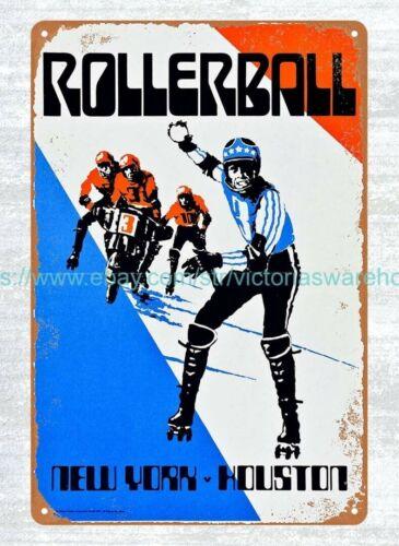 

Rollerball movie poster metal tin sign bathroom wall decorAluminum 20x30cm（7.8x11.8inch）