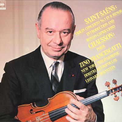 LP Record ZINO FRANCESCATTI, NEW YORK PHILHAR - Saint Saens: Violin Concerto No. 3, 13AC398 CBS SONY 1978 Japan Obi Classical Used