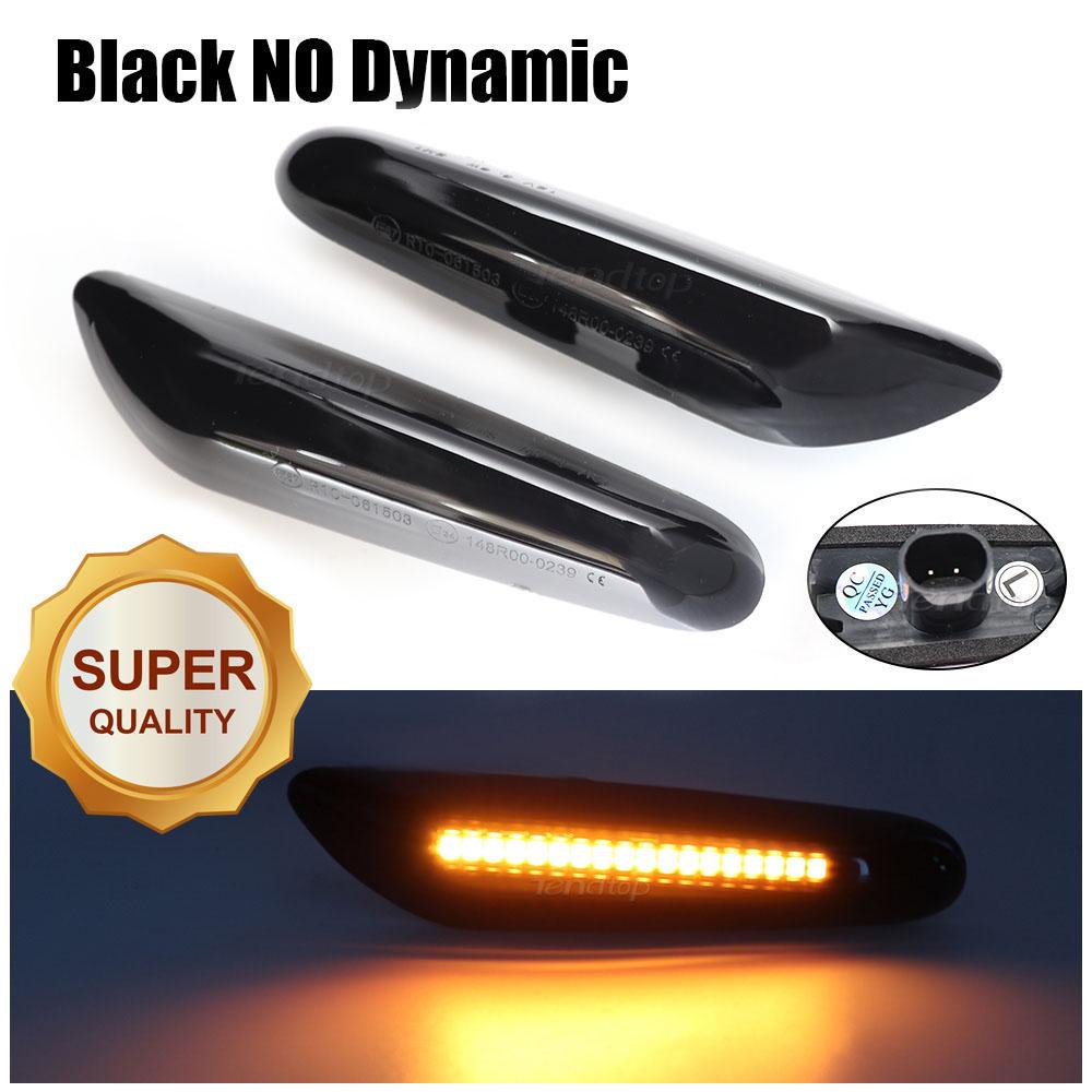 Sequential LED Flashing Dynamic Turn Signal Side Marker Light For BMW E60 E61 E87 E90 E91 E92 E93 E81 E82 E88 E46 X3 E83 X1 E84
