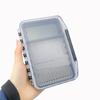 Multiple Color Light Weight Fly Fishing Lures Box Fly Fishing Lures Box Single Sided Clear Lid Fly Fishing Baits Box