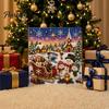 DIY Christmas Gift Ideas Faux Pearl Art Kit, Church Painting Jesus Kit Holy Family Wall Decor Craft for Adults, Handmade Holiday Textured