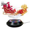 Unique Christmas Gift for Family Floating Santa Sleigh, Magnetic Levitation Santa's Flying Sleigh Ornament, Holiday Centerpiece Fireplaces Display