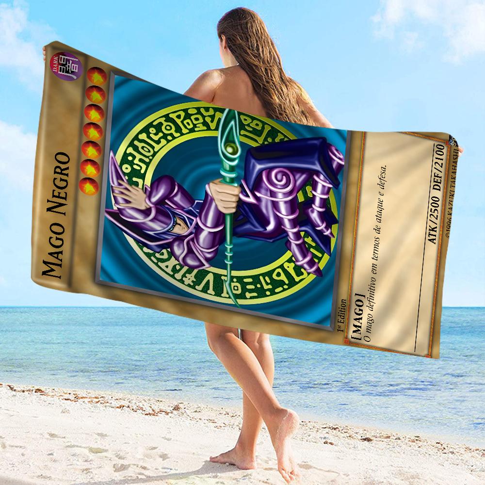 Yu-Gi-Oh MONSTER CARD Towel Microfiber Beach Towel Absorbent Quick dry Soft Yoga Swimming Resort Mountain Climbing Towel