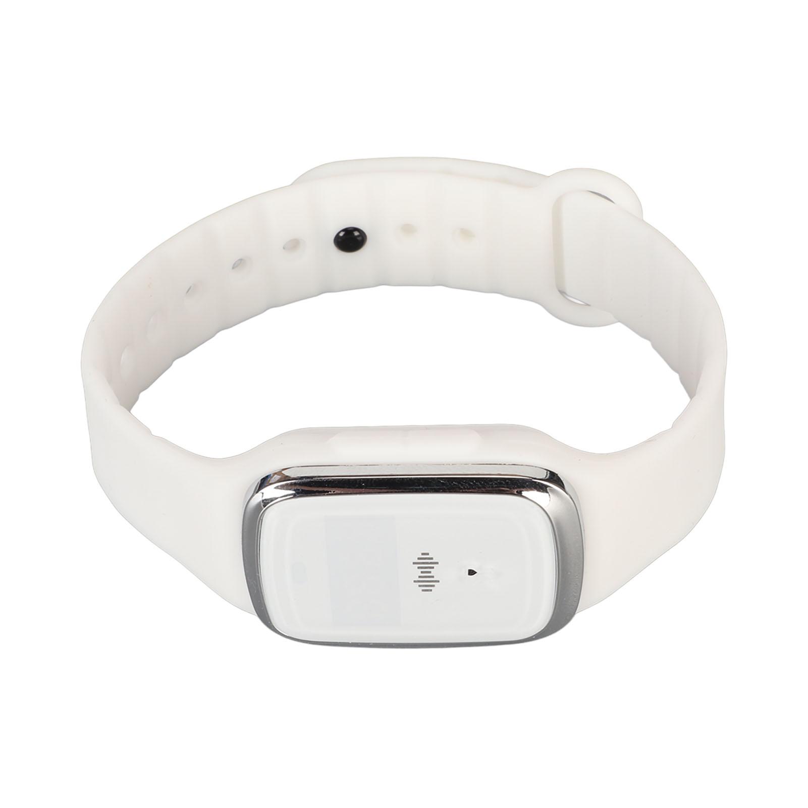 Ультразвуковой отпугивающий браслет-часы, перезаряжаемый через USB, 3 режима, светодиодные часы, отпугивающий браслет, белый