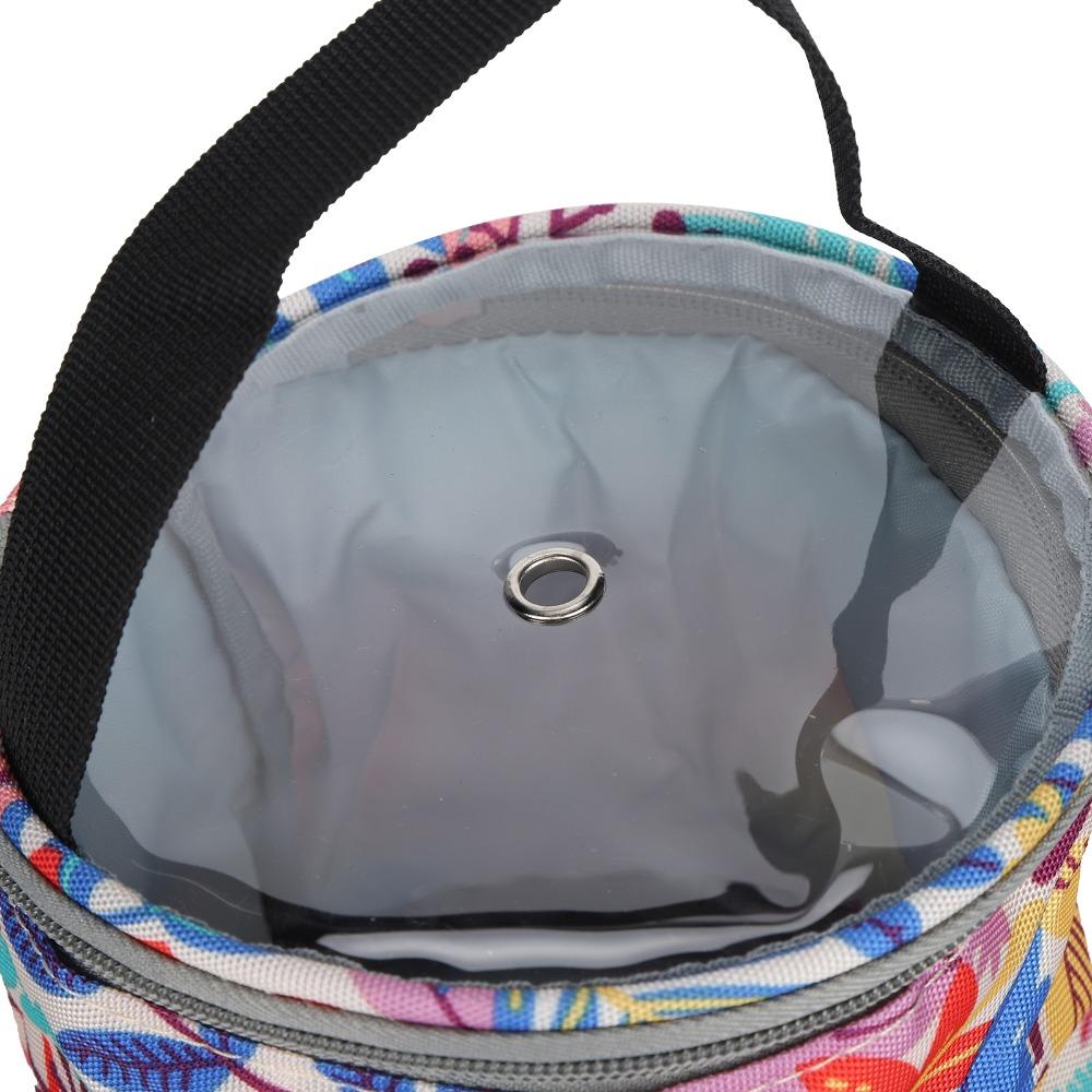 Bolsa de Tote Redonda Vacía para Almacenamiento de Tejido de Punto Estuche para Bolso de Ganchillo y Tejido Para Transportar Accesorios de Ganchillo