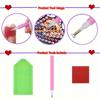 3Pcs Animal Themed DIY Diamond Painting Art Bookmarks Irregular Shaped Diamonds for Readers Home Office Book Decor & Gift Idea