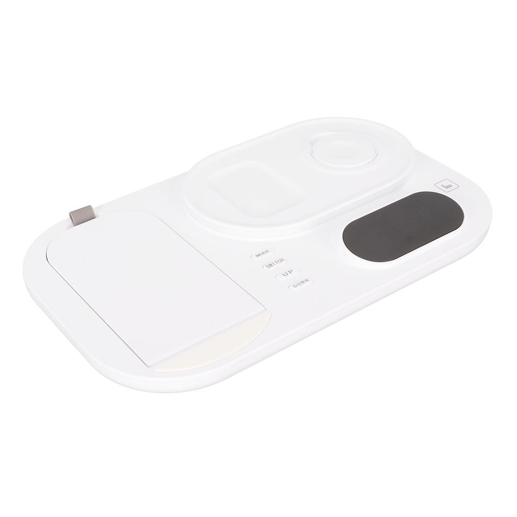 Wireless Charging Station with Digital Clock Night Light Wireless Charger Stand for IOS Earbuds3 2