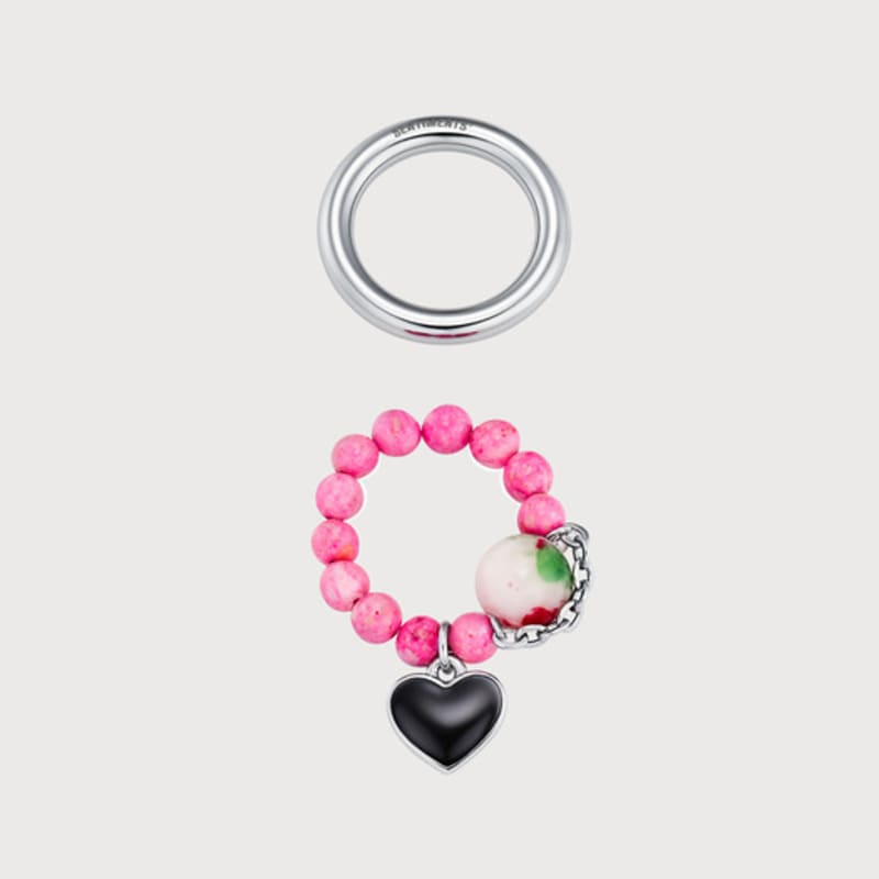 

SENTIMENTS NO.235 [BLACK PINK] RING black pink