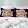 Cartoon Mushroom Frog for Childrenduvet Cover Microfibre Duvet Cover Adult Bedding Room Decoration Belt Zip and 2 Pillowcases