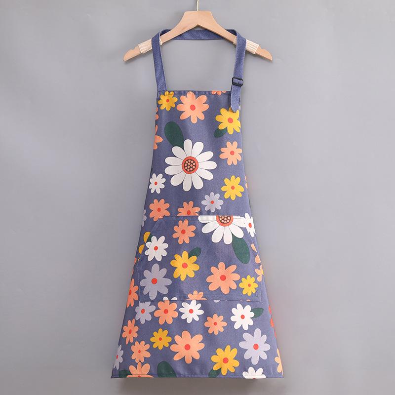 Fashionable Summer Canvas Apron: Breathable, Anti-Fouling, and Durable for Home and Kitchen