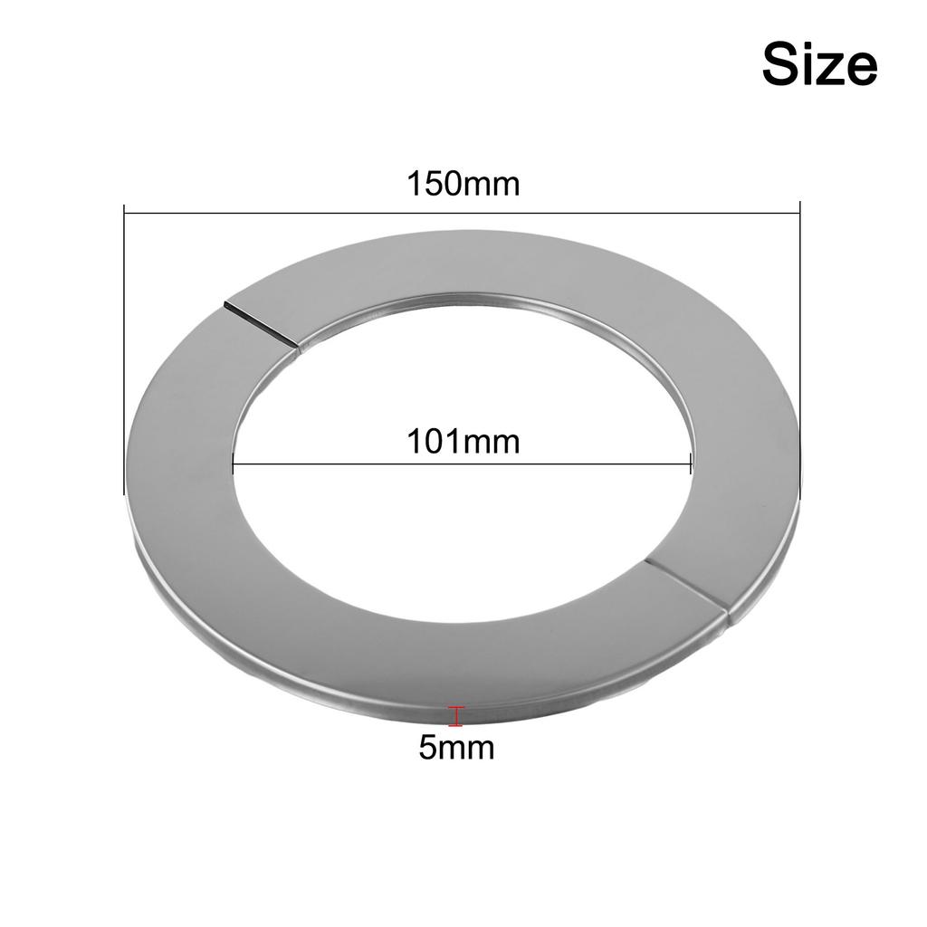 Dekorative Abdeckung aus Edelstahl für Wasserhahnrohr, Gaswasserheizungsabdeckung, Duschabdeckung für Abluftlöcher, Abwasserrohre, Wasserhahnventile