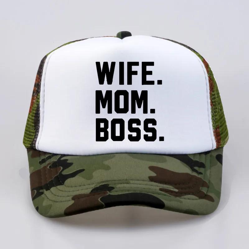 WIFE MOM BOSS cap Casual Funny Baseball cap Hipster Summer cool hip hop streetwear snapback hats