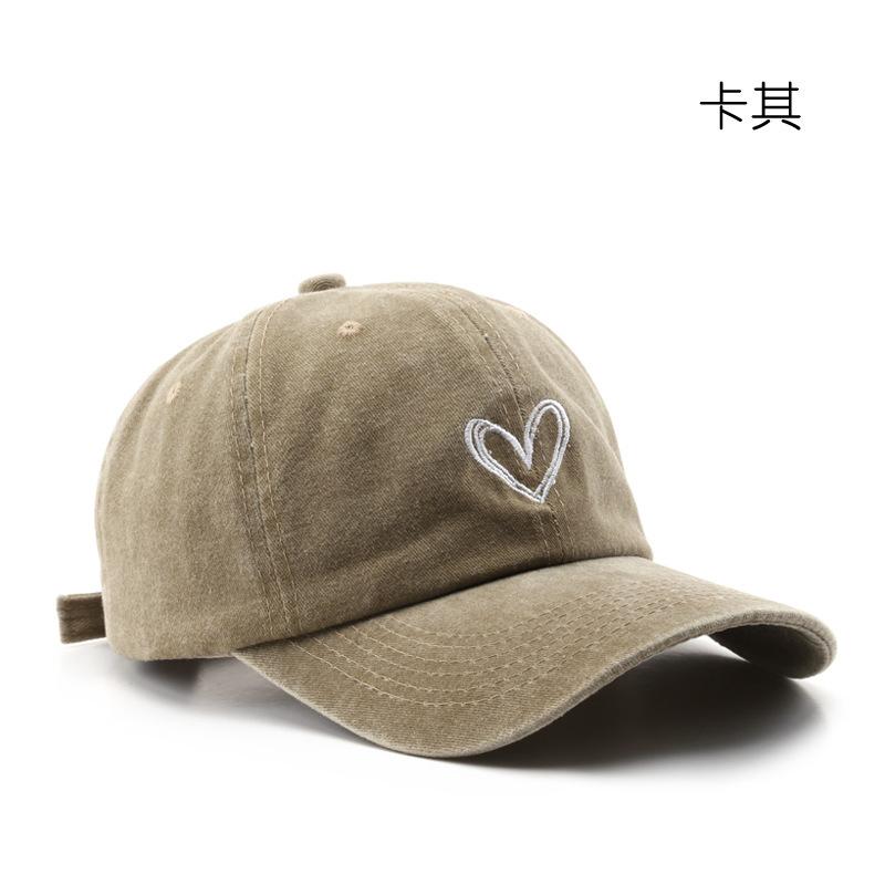 Love fashion retro trendy washed old cap men's outdoor women's sunscreen sun shade baseball hat