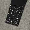 Cross-Border Bandage Dress: Sexy Deep V Beaded Rhinestone Evening Gown for Women