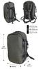 Columbia Tiger Brook 40L Travel and PU8721 Black Backpack, Water-Repellent Stain-Resistant, (010 Black),