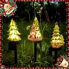 New LED Solar Lights Christmas Atmosphere Decoration Ground Plug Light Christmas Tree Lights Lawn Park Corridor Courtyard Lamp